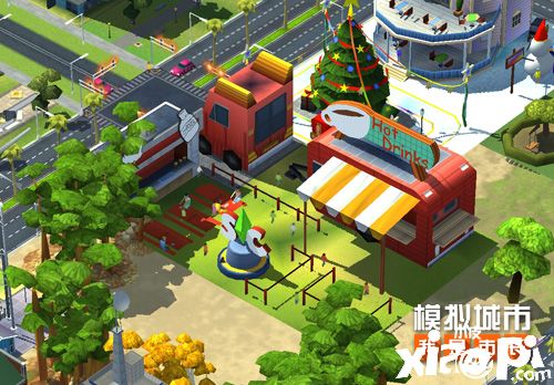 《模拟城市：我是市长》为城市披上冬季盛装