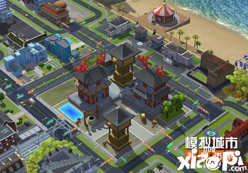 《模拟城市：我是市长》建造东方风格的消防馆