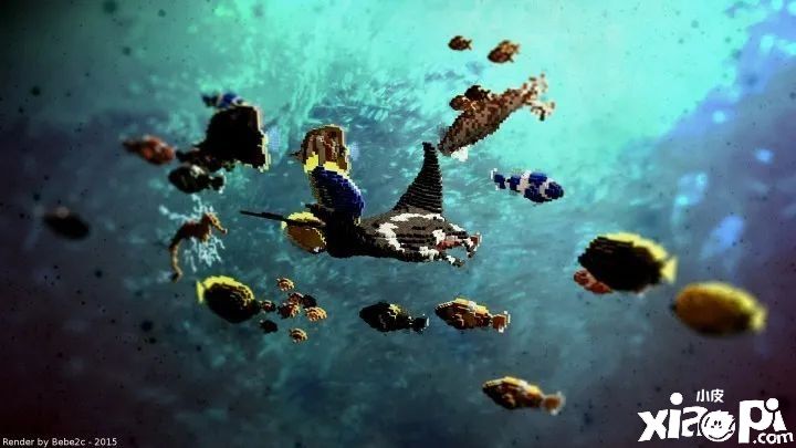 《我的世界》大神创造水中新生物！