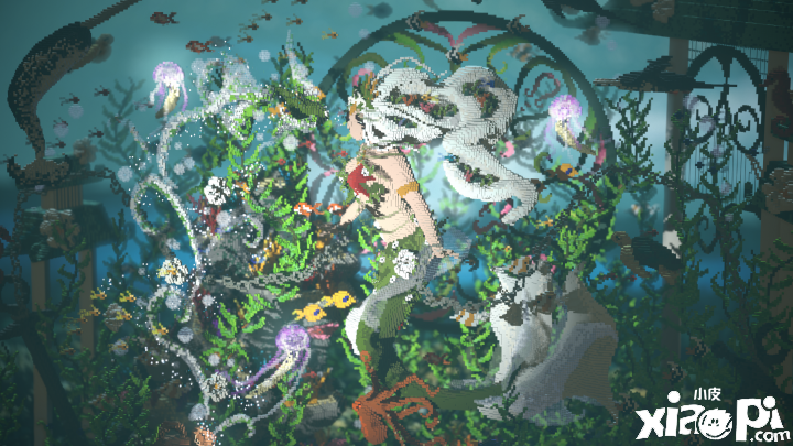 《我的世界》大神创造水中新生物！