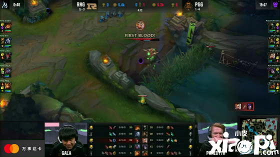 RNG 1:0 PGG 有惊无险拿下第六胜