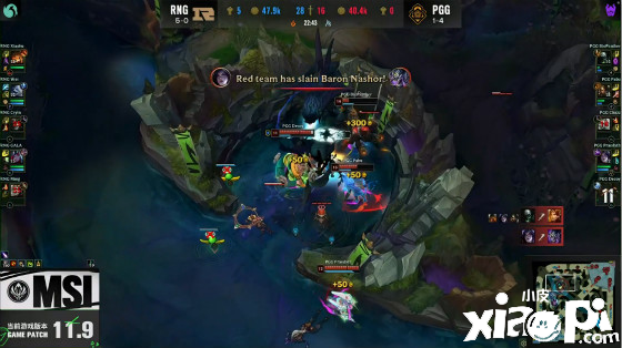 RNG 1:0 PGG 有惊无险拿下第六胜