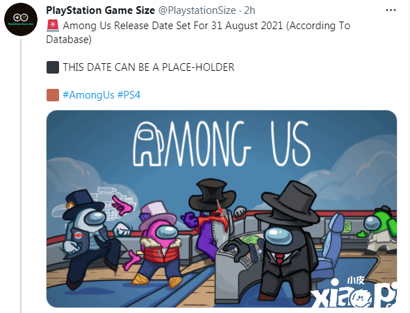 《Among Us》PS4版发售日曝光，或8月31日推出