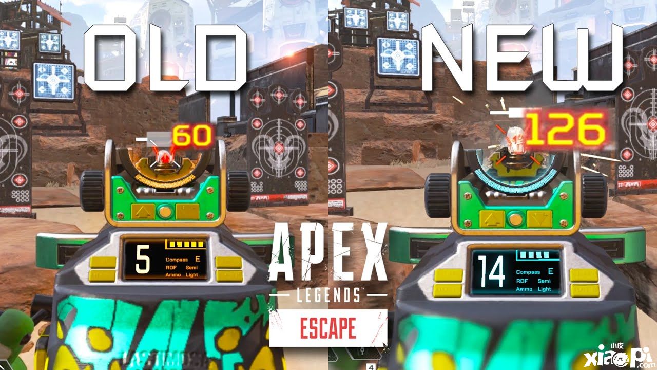 《Apex英雄》“逃脱隐世”赛季武器改动对比 充能衰减变缓