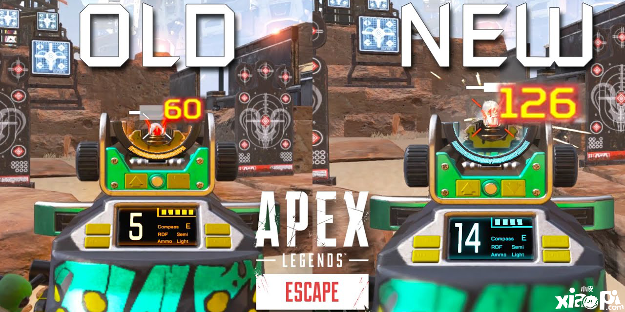 《Apex英雄》“逃脱隐世”赛季武器改动对比 充能衰减变缓