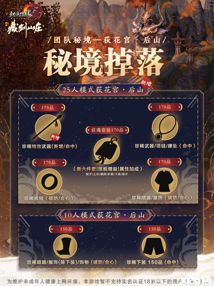《剑网3》怀旧服全新首领曝光 荻花后山宫焕新升级