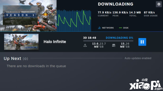 太多玩家下载《光环：无限》 导致Steam下载缓慢