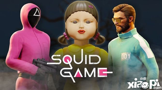 《CS:GO》高玩自制《鱿鱼游戏》地图，神还原六大游戏