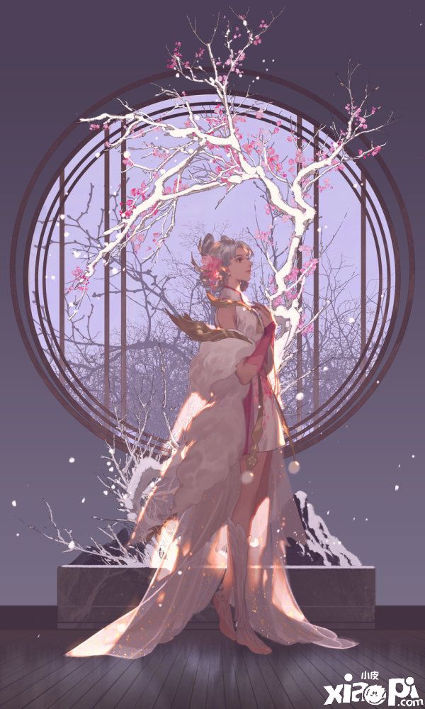 《王者荣耀》发布嫦娥新皮肤「拒霜思」四季壁纸