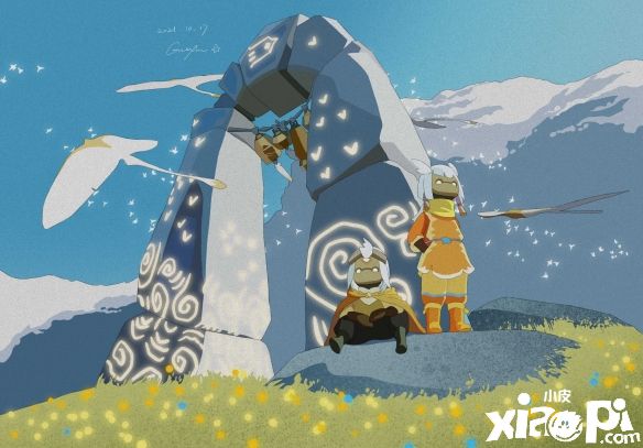光遇:与你在浮岛云间留下了你们的专属回忆