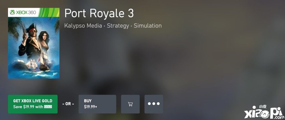 微软Xbox金会员免费领取策略经营类游戏《海商王3》