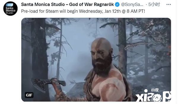 《战神4》Steam版预载时间公布，今晚12点开启