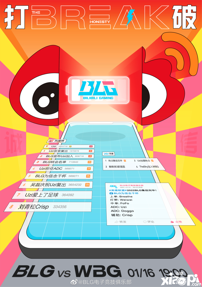 EDG的吃相在BLG上演，Uzi未首发，粉丝爆破BLG官博！