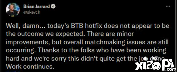 《光环：无限》最新补丁对于BTB匹配问题效果微乎其微