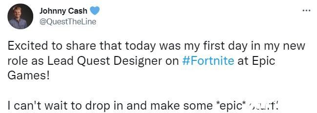 《魔兽世界》前首席任务设计师加入Epic并开发《堡垒之夜》