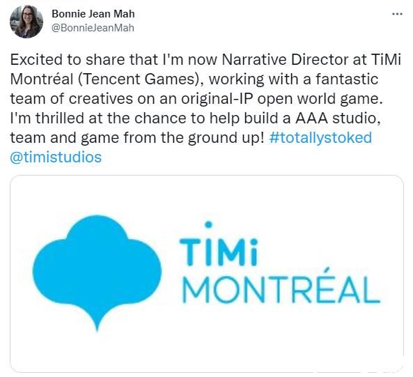 《战争机器》前叙事总监加入腾讯天美蒙特利尔工作室！