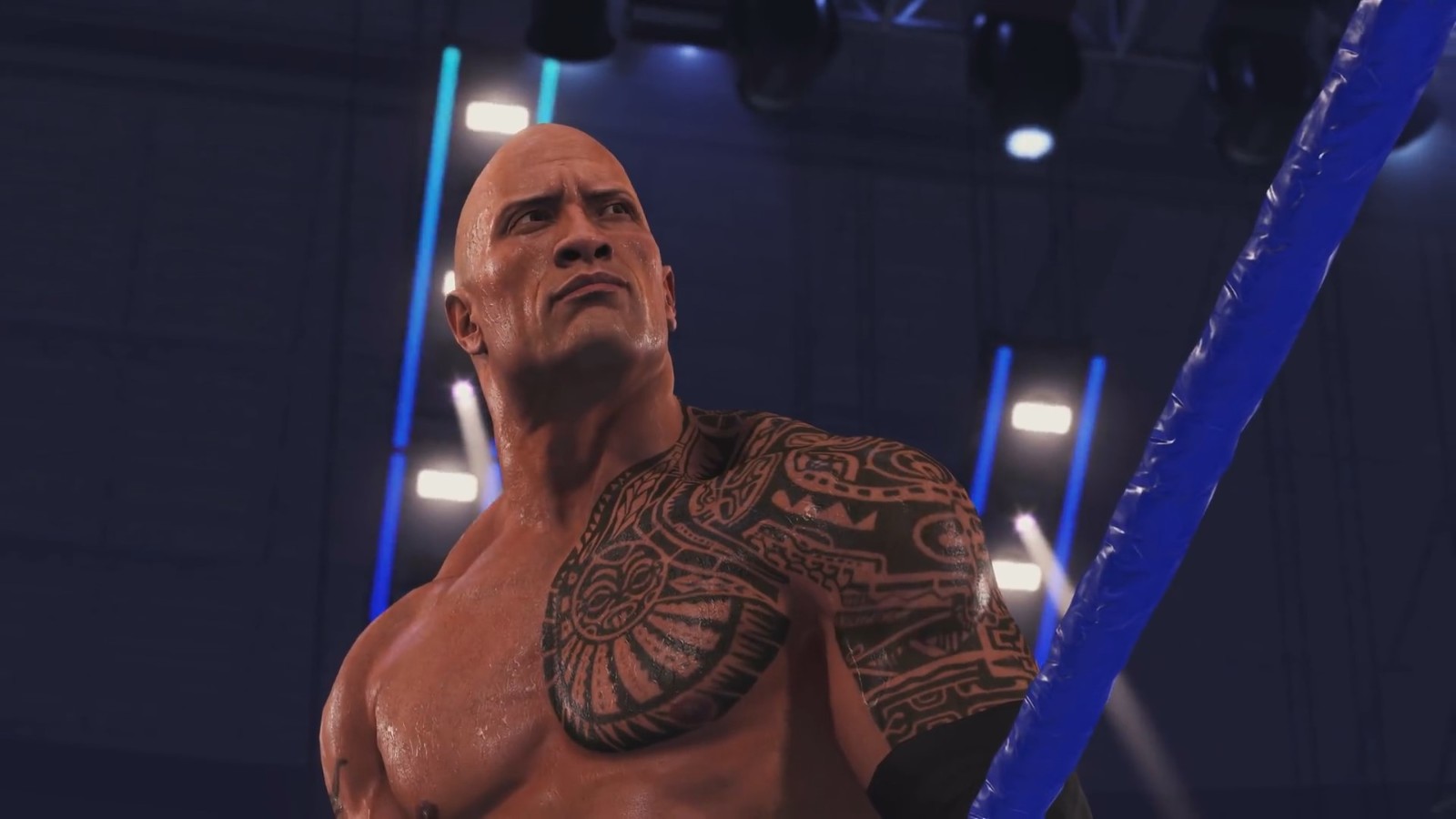 《WWE 2K22》全新实际预告片公开，巨石强森登场！