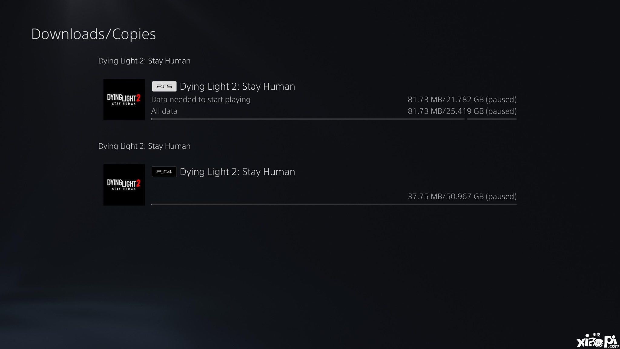 《消逝的光芒2》PS4版容量曝光,是PS5的两倍！