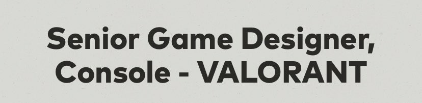 拳头发布招聘主机游戏设计师,《Valorant》将登陆主机平台！