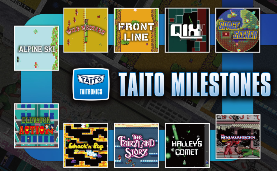 《TAITO精选集》复刻登陆Switch 收入10部名作
