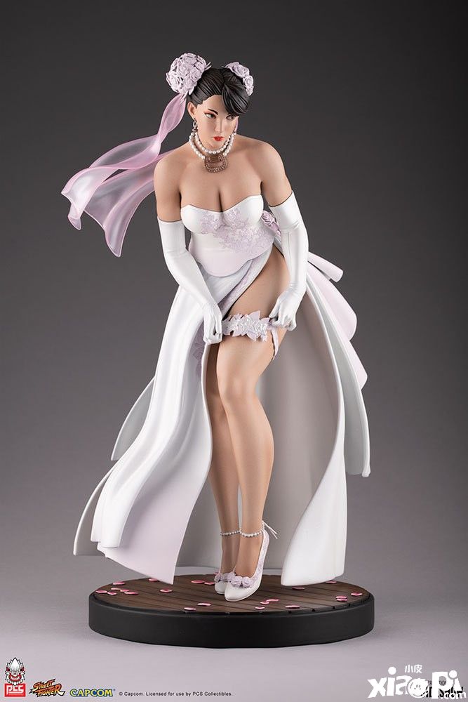 Sideshow《街头霸王5》婚纱装春丽雕像