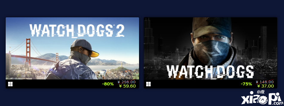 游戏发行商育碧在Steam开启优惠活动，最高优惠80%！