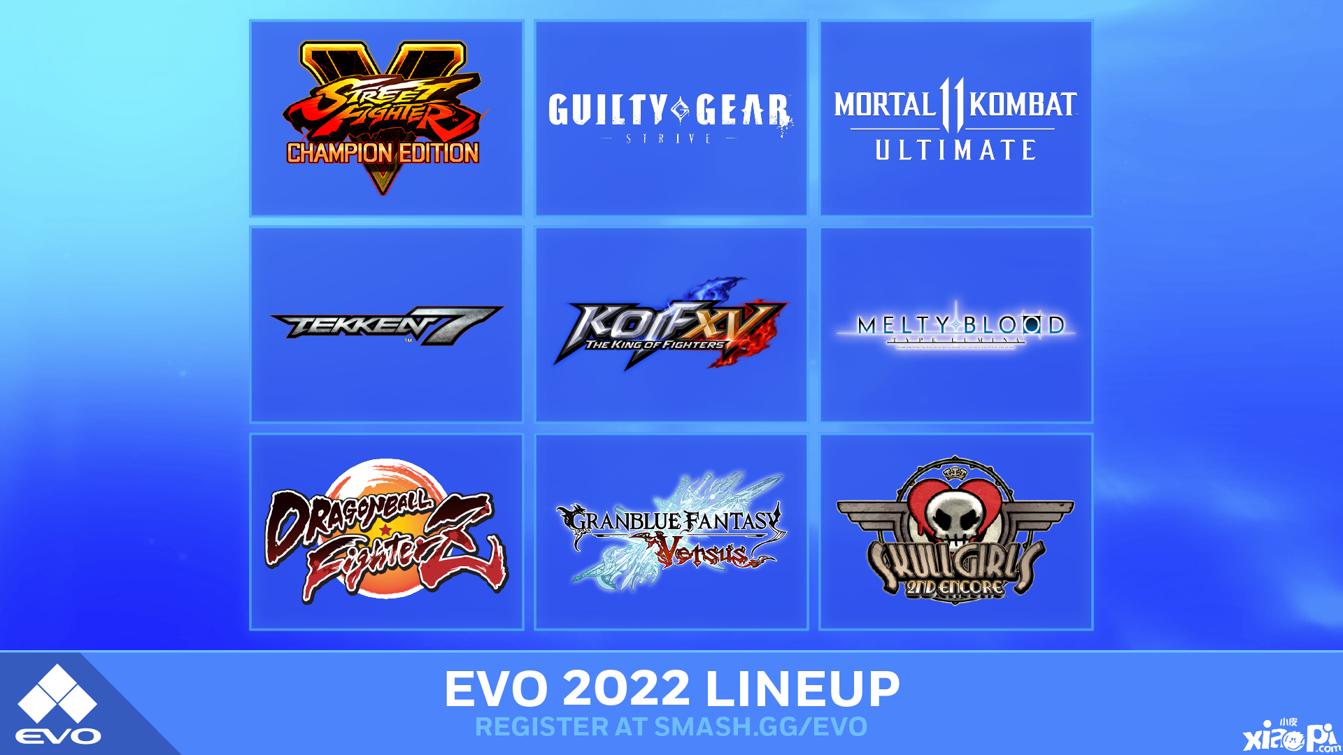 格斗游戏锦标赛EVO 2022阵容正式揭晓！