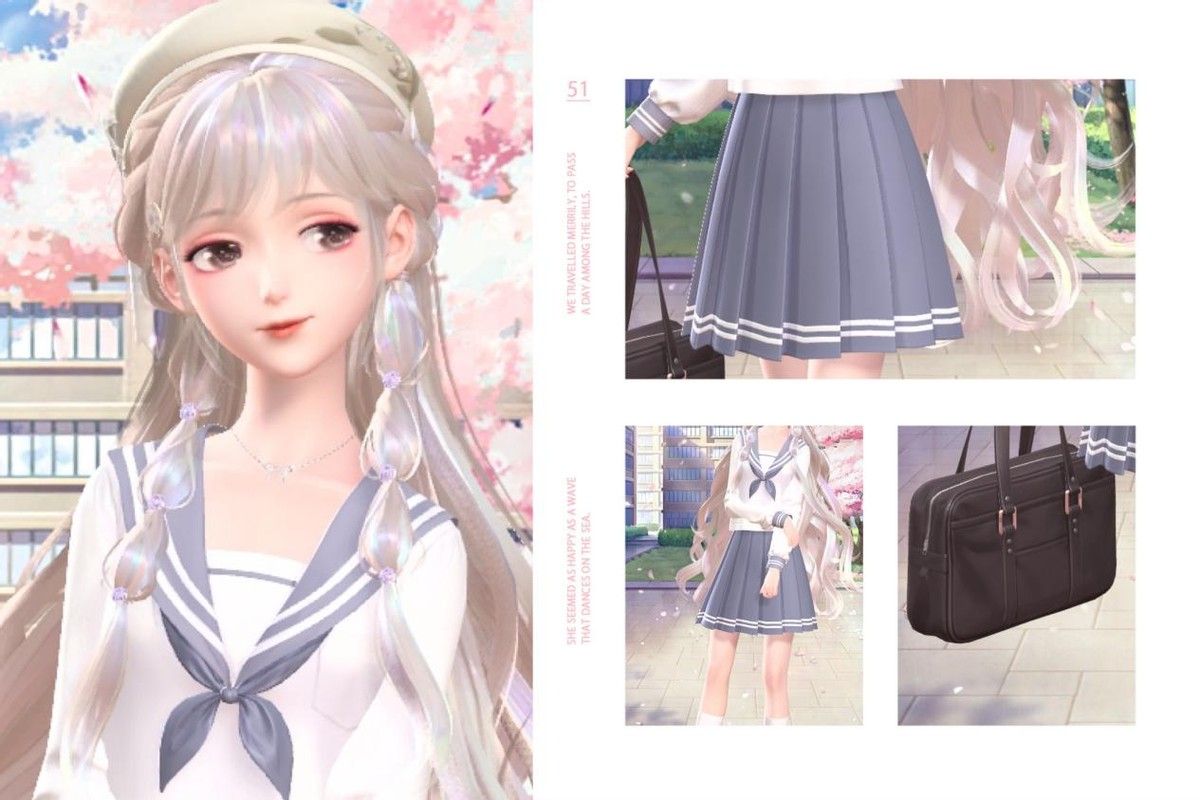 《闪耀暖暖》时尚达人苏暖暖穿搭技能，满满的春日氛围感