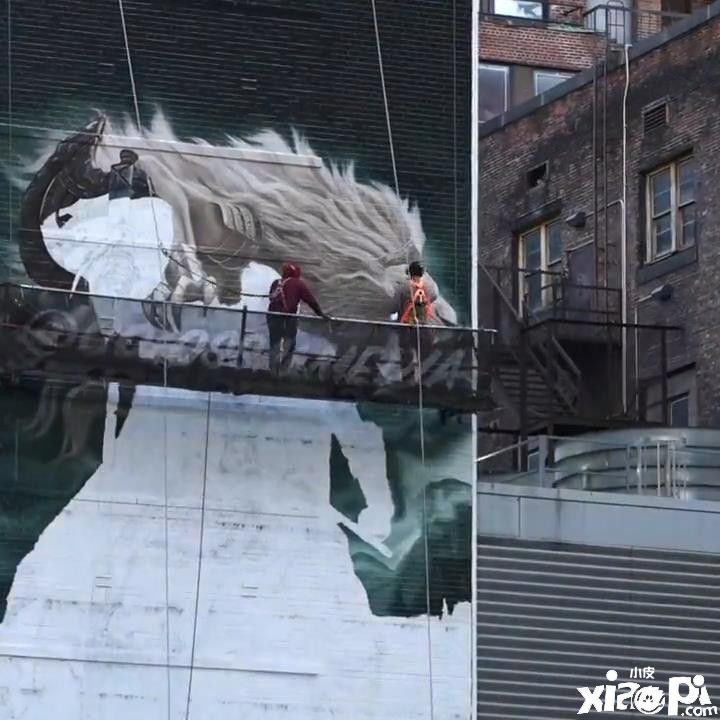 《艾尔登法环》纽约巨幅宣传画绘制视频公开！