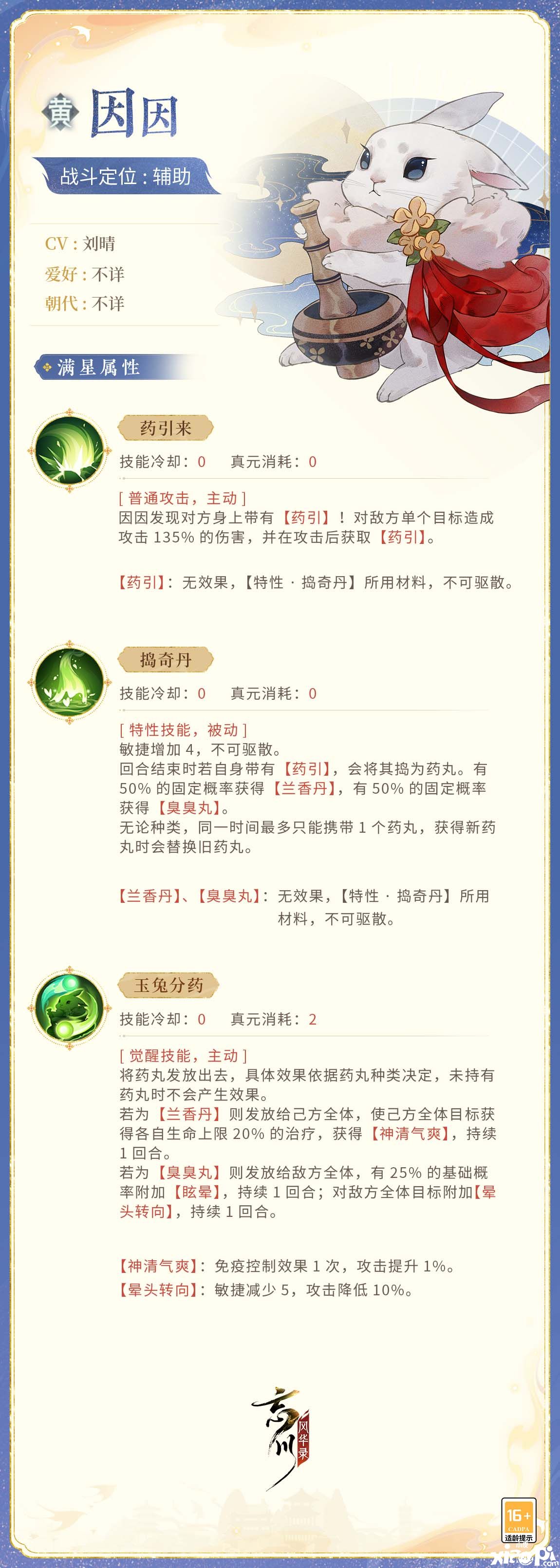 唯美国风手游《忘川风华录》全新黄卡因因全方位曝光