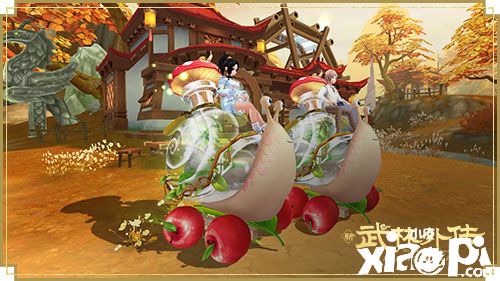 新《武林外传手游》可爱坐骑呆萌“蜗吉斯”来临，悠闲出游慢赏春光！