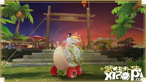 新《武林外传手游》可爱坐骑呆萌“蜗吉斯”来临，悠闲出游慢赏春光！