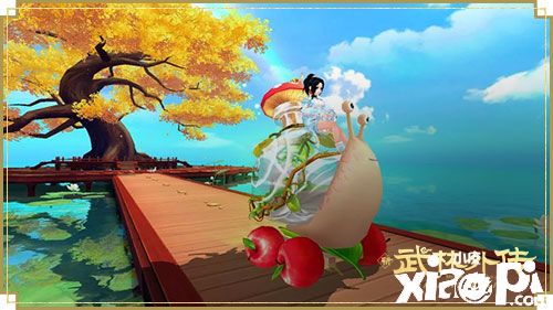 新《武林外传手游》可爱坐骑呆萌“蜗吉斯”来临，悠闲出游慢赏春光！