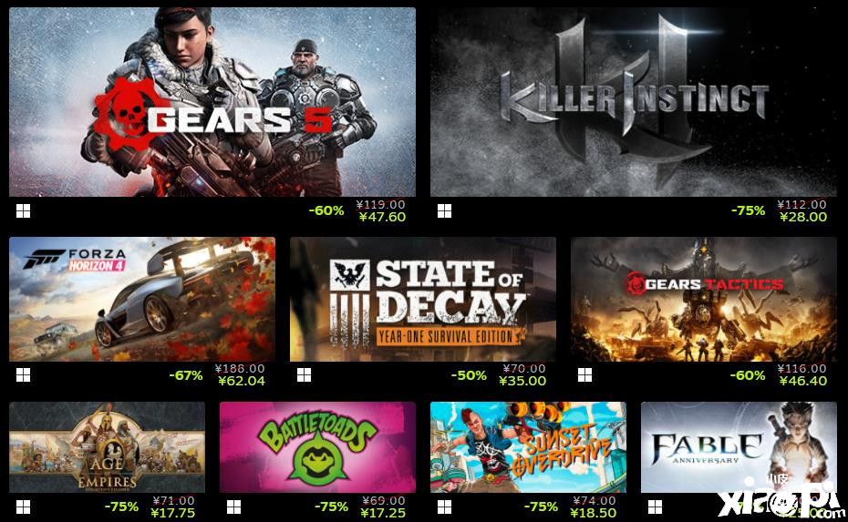 Xbox Game Studio发行商特惠开启，最高可享两折优惠！