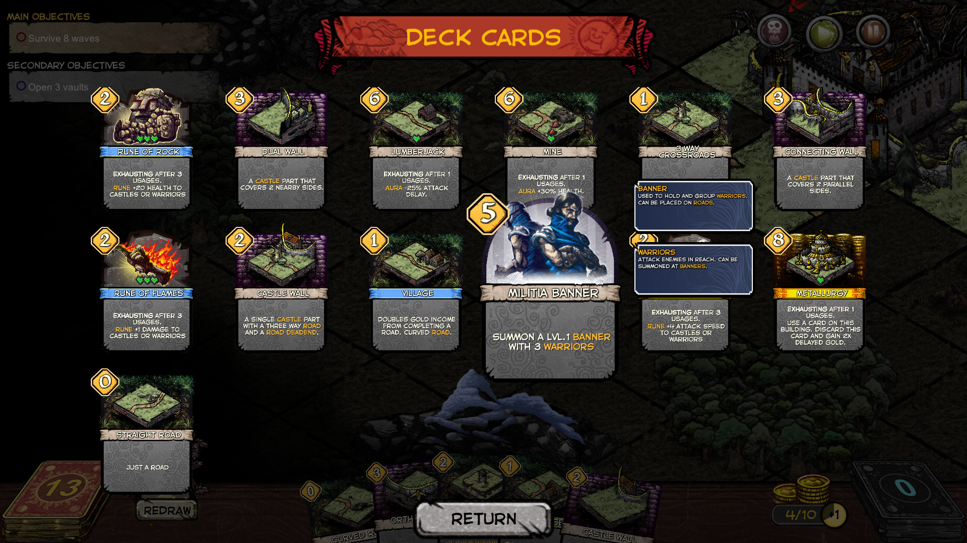 卡牌构建塔防游戏《ORX》免费试玩Demo正式上线！