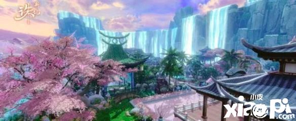 飞流瀑布放家里！新《诛仙》手游仙府新皮肤霸气登场
