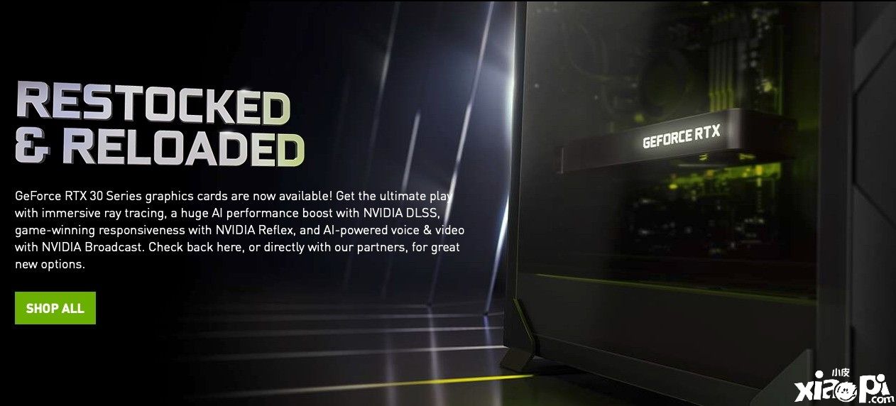 英伟达海外促销RTX30系列显卡，现已补货上架了！