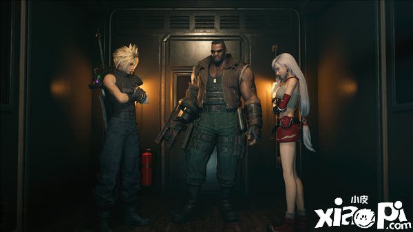 《最终幻想7：重制版》新蒂法服装MOD，银发红裙着实诱人！