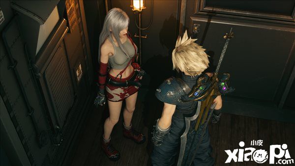 《最终幻想7：重制版》新蒂法服装MOD，银发红裙着实诱人！