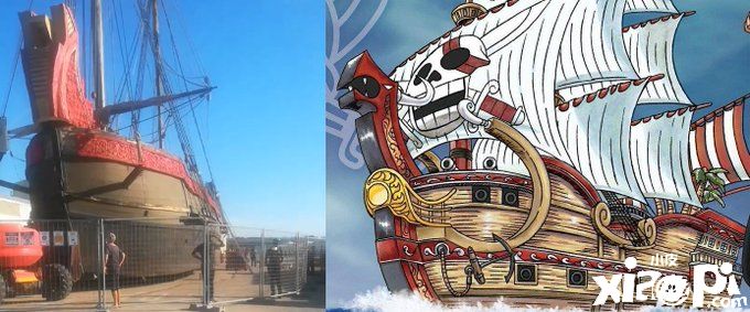 《海贼王》真人剧新片场照曝光，路飞香克斯海贼船亮相！