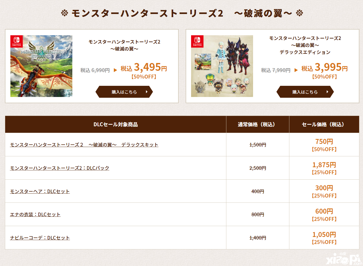 《怪物猎人崛起》日服eshop半价优惠正式开启，活动截止到5月16日！