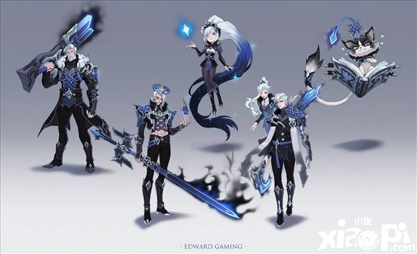 《英雄联盟》EDG冠军皮肤设计过程公布，队员要求“严肃、黑魔法、反派”风格！