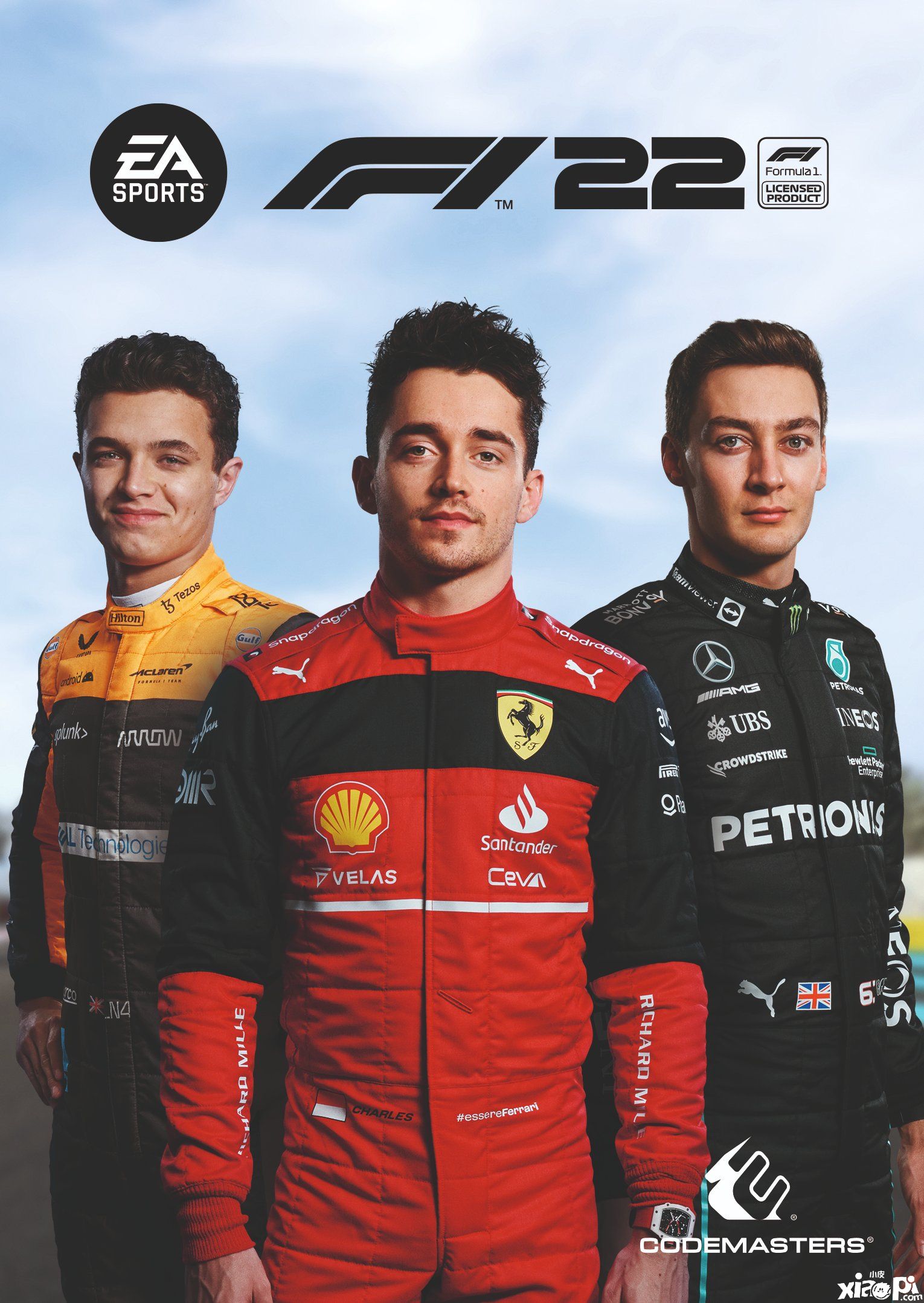 《F1 2022》官方公布标准版及冠军版封面明星！