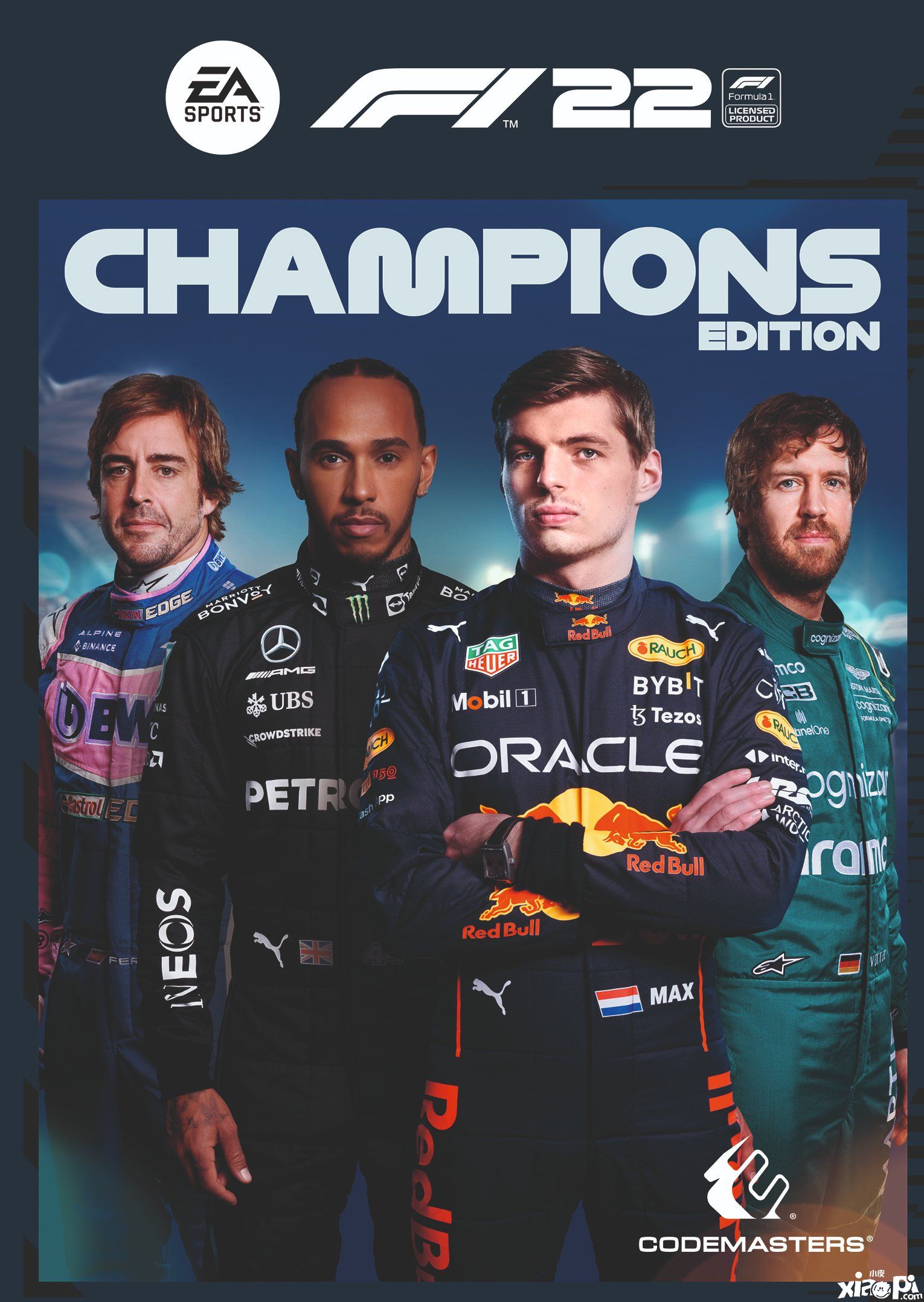 《F1 2022》官方公布标准版及冠军版封面明星！