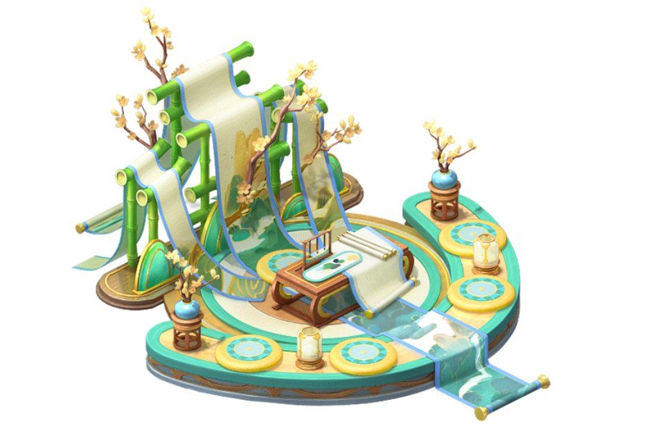 庭院雅事之趣，《梦幻西游》手游推出全新系列“画”主题家具