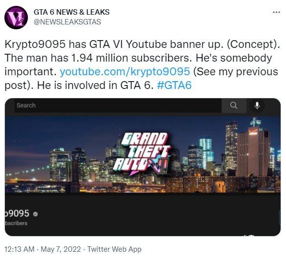 传闻《GTA6》预告即将公布，发售日或将在下周财报回忆公开！
