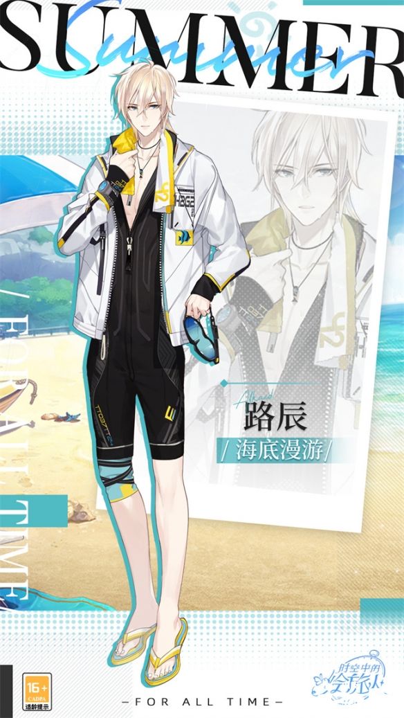 《时空中的绘旅人》夏日系列服装礼包“湛蓝海岛”复刻火爆进行中！