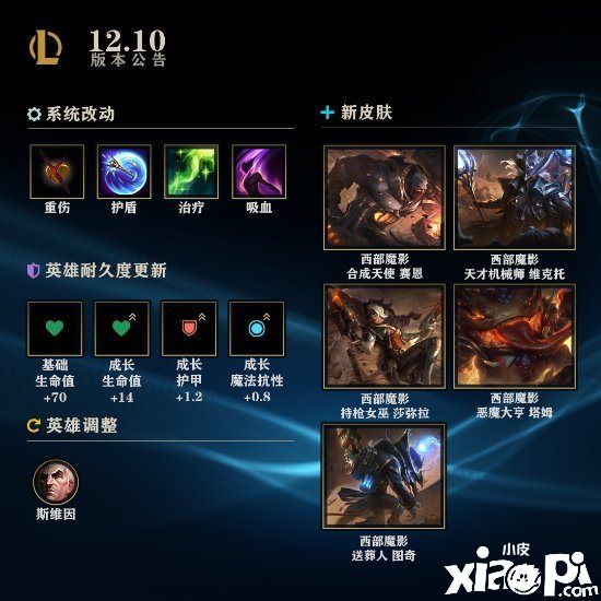 《英雄联盟》12.10版本正式上线，坦克联盟归来！