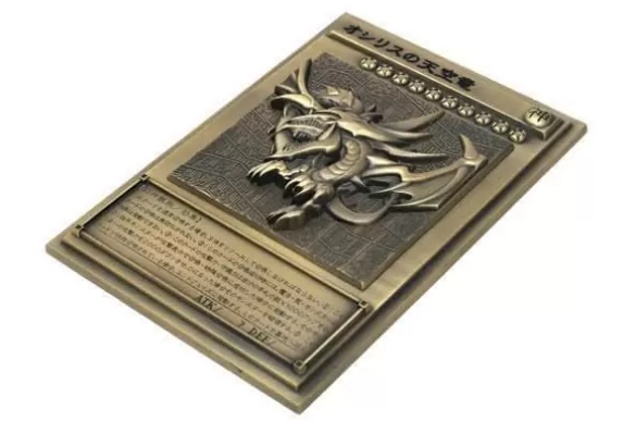 《游戏王》主题三幻神卡纯金属版公开，做工精致质感出众！