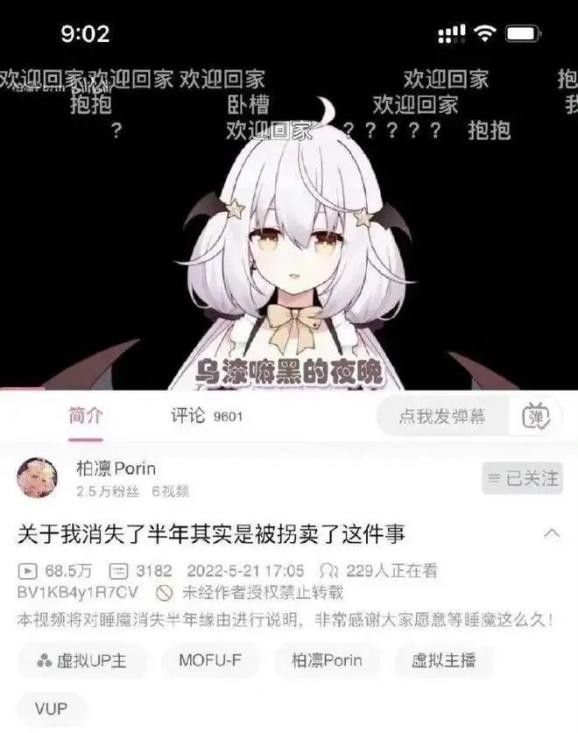 B站虚拟主播为博取大众眼球，谎称自己被拐卖经证实造假后被封禁账号！